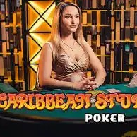 Play Caribbean Stud Poker slot by Evolution on wolfycasino2.be