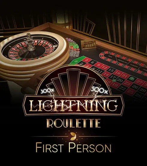 Enjoy First Person Lightning Roulette by Evolution – logo hosted on wolfycasino2.be
