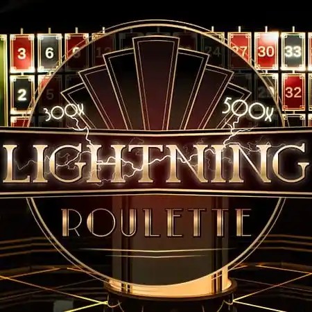 Lightning Roulette slot visual from Evolution available on wolfycasino2.be